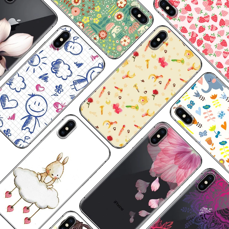 Soft Phone Case For Alcatel 1X/ 3/ 3C/ 3V/ 3X/ 5/ U5 Plus/ 5V/ 7 Cartoon Style Fashionable Design |