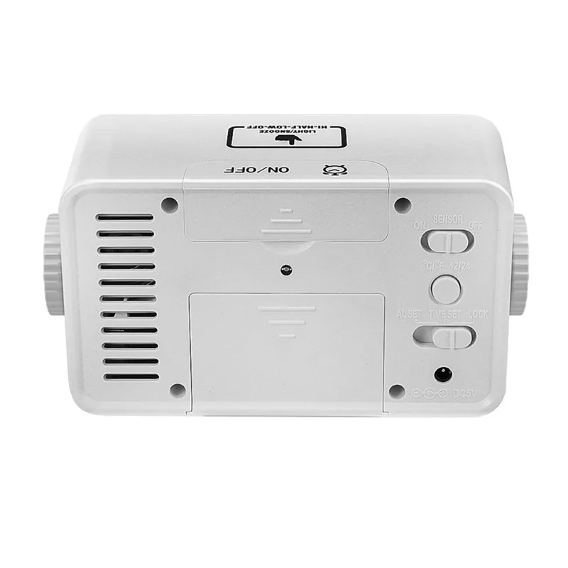 Digoo DG C1R с двумя ручками упрощенный будильник сенсорный экран Отрегулируйте