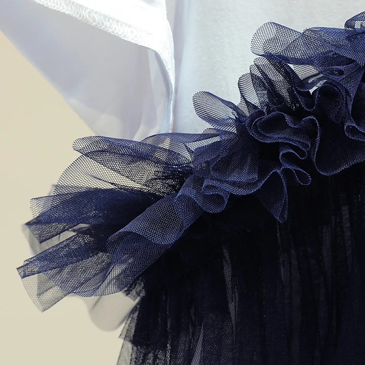 Женская футболка из хлопка с фальш вставкой повседневная Летняя трикотажная