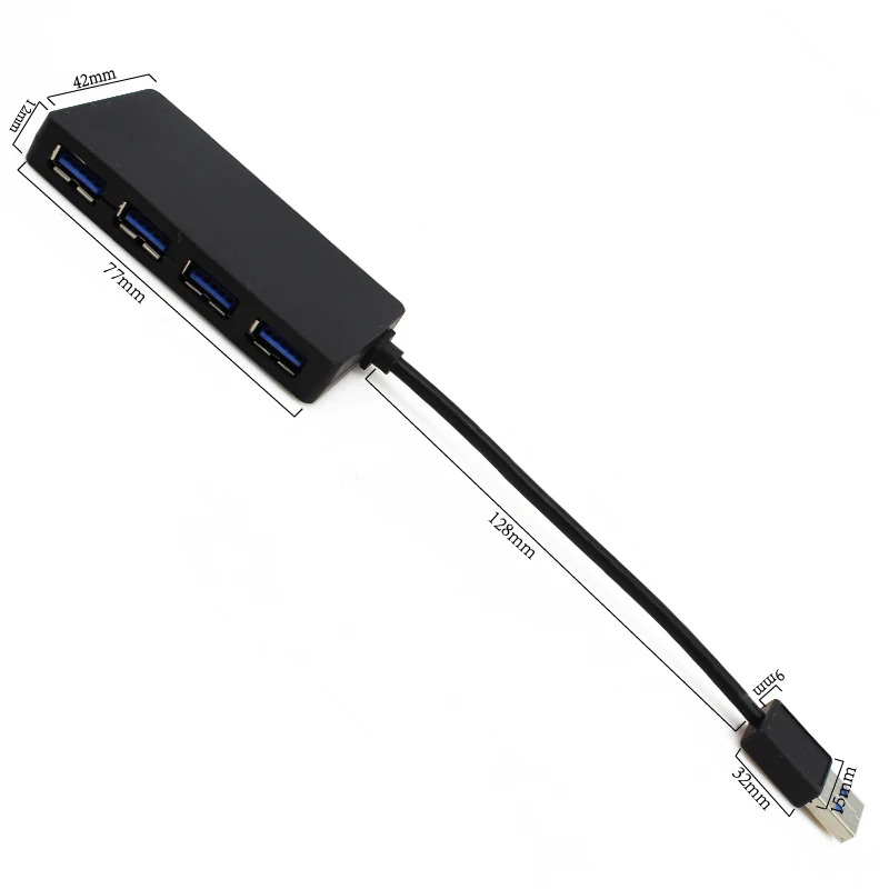 USB 3 0 концентратор 4 порта сплиттер адаптер Портативный высокоскоростной 5Gbp
