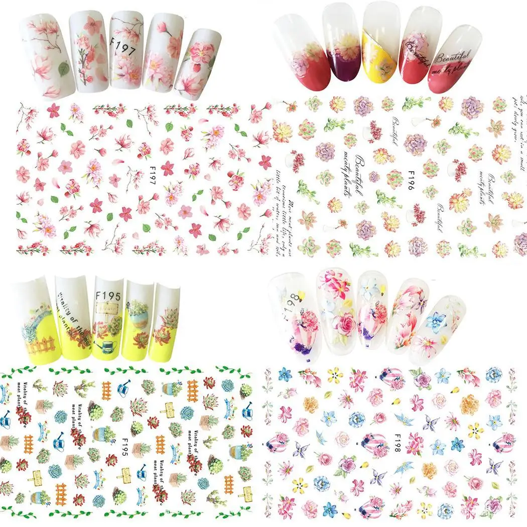 Мода 3D Nail Applique Patch гербарий Fashion 5g наклейка в виде цветка Art Decoration|Стикеры и