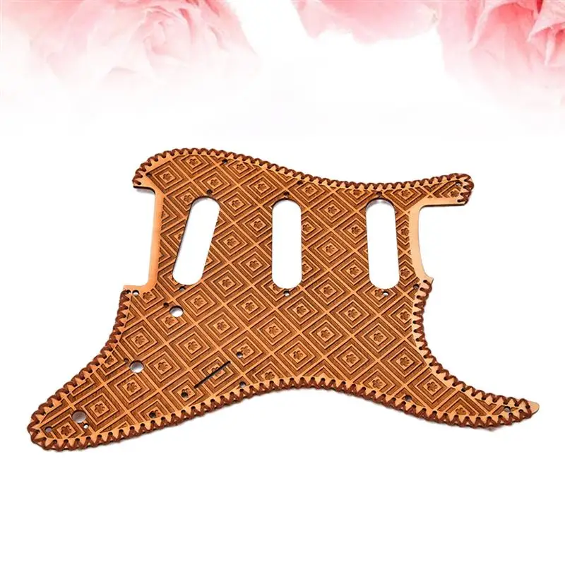 1 шт. пикапы Замена пикгарда премиум деревянные прочные DIY SSS Pickguard аксессуар для
