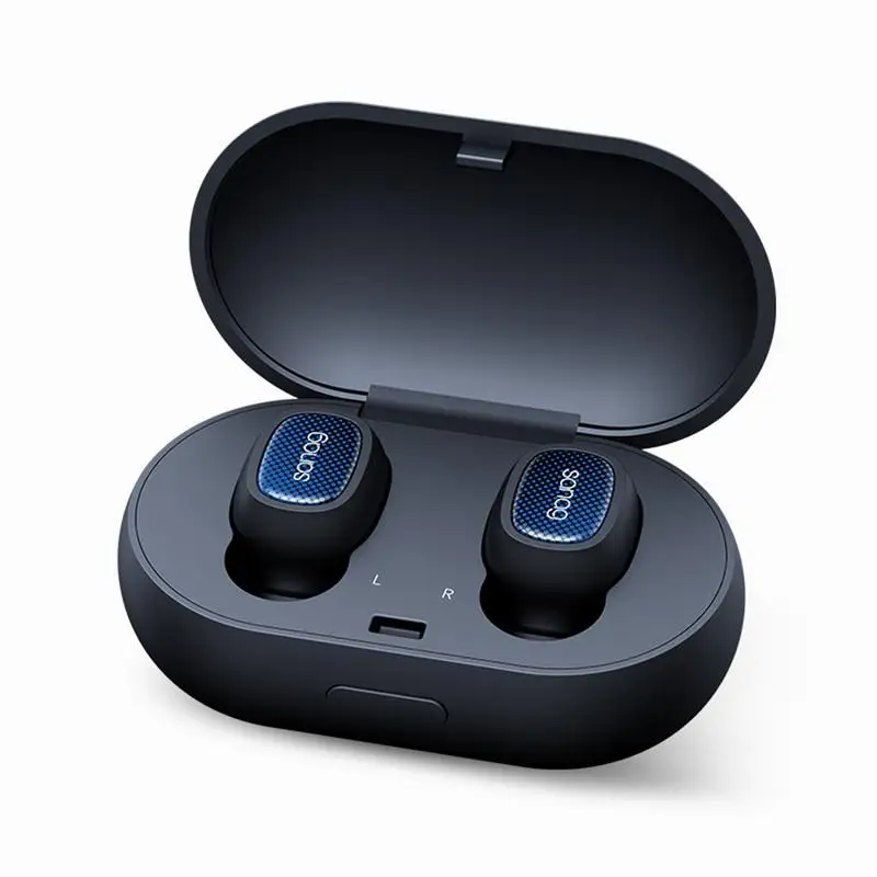 Портативный водостойкий беспроводной Bluetooth наушники мини невидимые