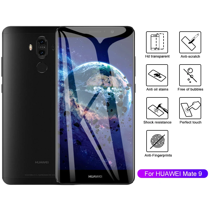 Защитное стекло для Huawei P10 P20 P30 Lite Pro Honor Mate 9 10 20 закаленное защитное 0 26 мм 5D