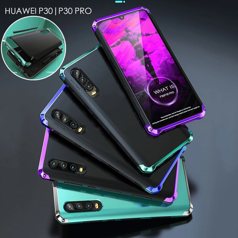 Чехол для Huawei P30 Pro iPhone 11 Max Роскошный Матовый Жесткий поликарбонатный Гибридный