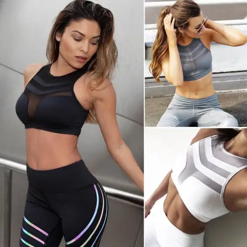 Женский модный бесшовный мягкий спортивный бюстгальтер для занятий йогой и