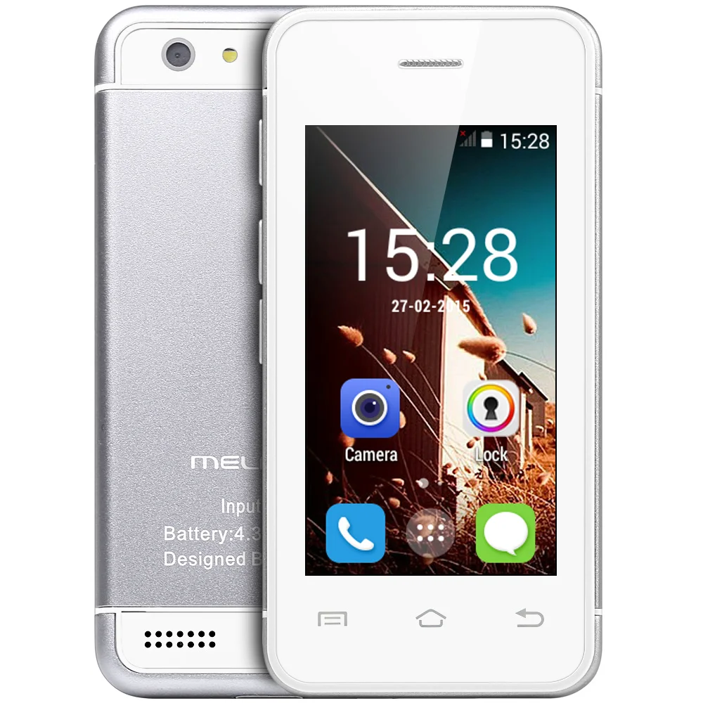 MELROSE S9 2.4'' Androrid 4.4 Ulta-thin Mini 3G Smart Phone MT6580 Dual Core 512MB RAM 8GB ROM Bluetooth Camera WiFi EU Plug |