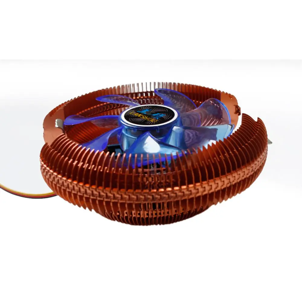 LANSHUO DC12V 3 контактный бесшумный вентилятор охлаждения Процессор охладитель