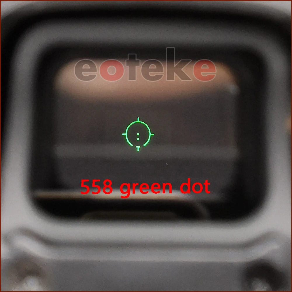прицел охота 558 голографическая отражает ряд Зеленый Red dot Прицел Airsoft Сфера fit на 20
