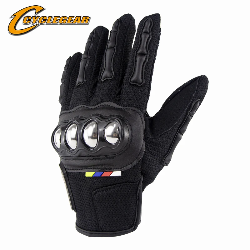 Cyclegear мотоциклетные летние перчатки с сенсорным экраном mx для мотокросса guantes para