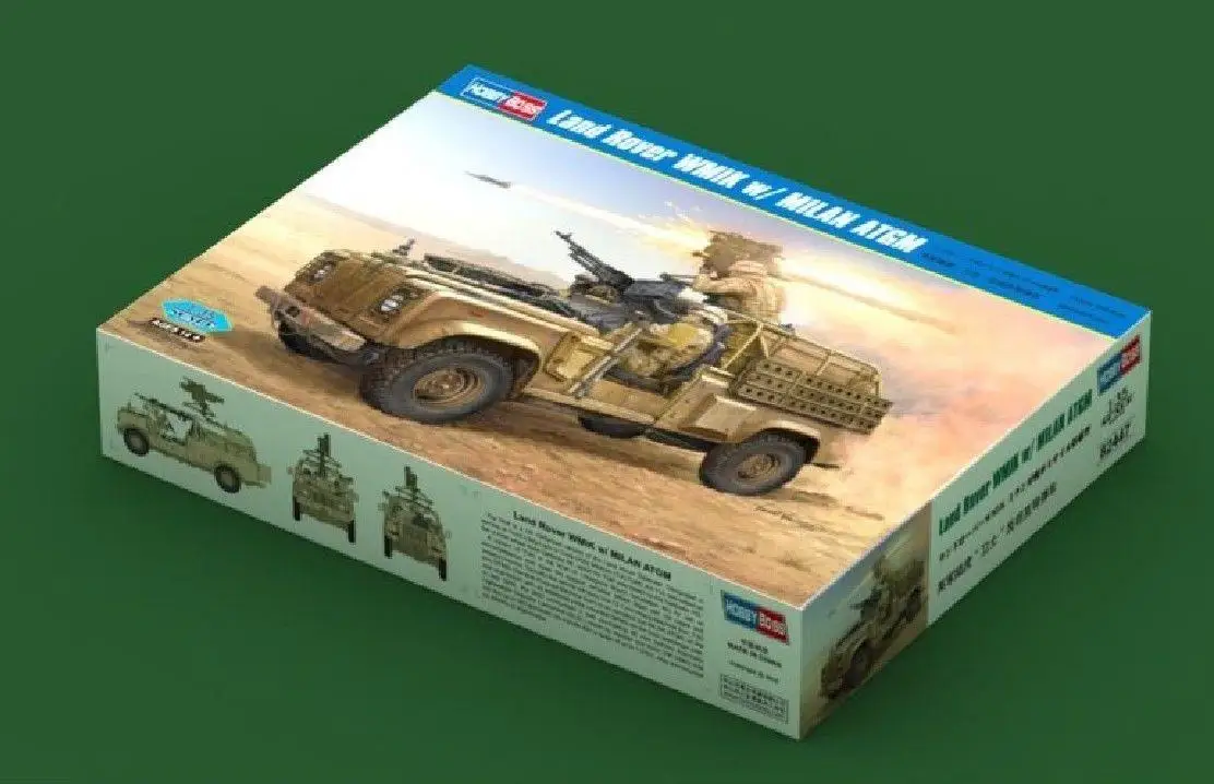 Модель автомобиля Hobbyboss 82447 1/35 Land Rover WMIK w/MILAN ATGM|Наборы для сборки моделей| |