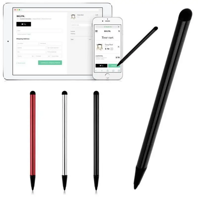 2в1 стилус для сенсорного экрана Универсальный IPhone IPad samsung планшет телефон iPad