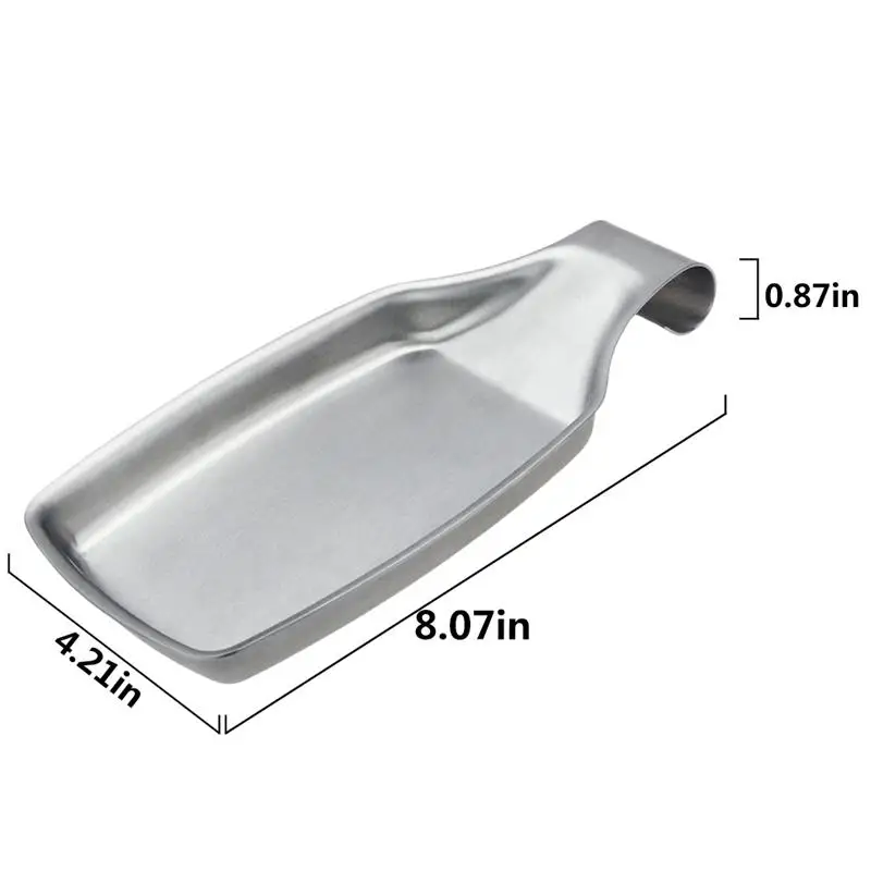

Practical Stainless Steel Spoon Rack Soup Spoon Holders Spatula Rack Kitchen Accessories Multifunctional Kitchen Storage Tools
