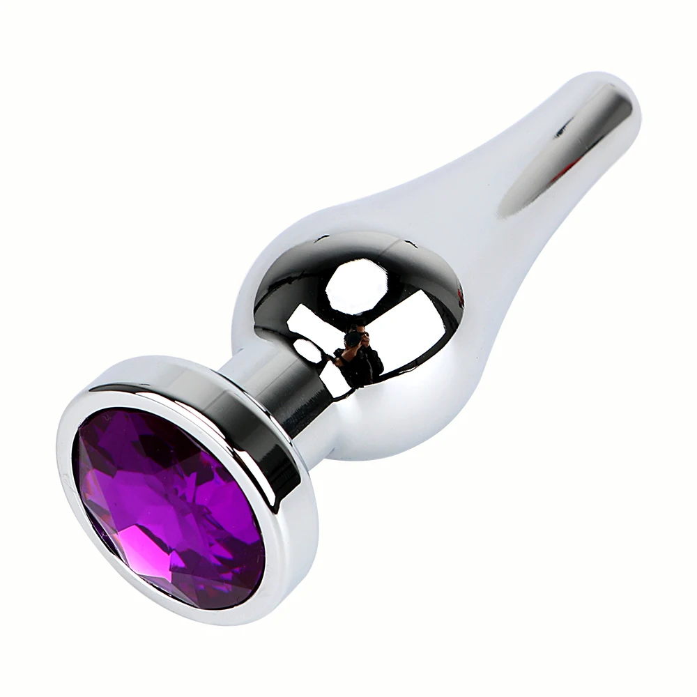 OLO Metal Anal Plugs With Diamond Stainless Steel Butt Plug Masturbation Prostate Massage Sex Toys for Women Men | Красота и здоровье