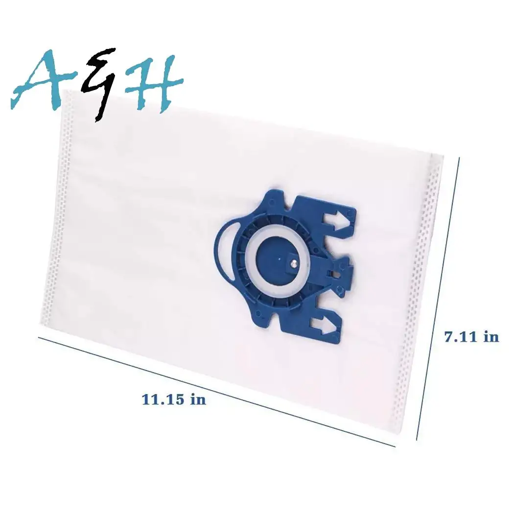10pcs Synthetic Vacuum Dust Bags Kit with Parts 2 Filters 17 x 27cm/6.7 10.6inch Cleaner 0.326kg | Бытовая техника