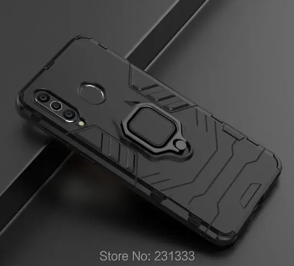 Защитный чехол C ku для Samsung Galaxy NOTE 9/A8S/NOTE9 ударопрочный из ТПУ с кольцом подставкой 1
