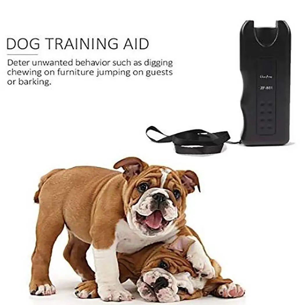 Ultrasonic Dog Chaser Drive Training with Battery 1 x 9 V Laminated (not included) LED Lights | Дом и сад