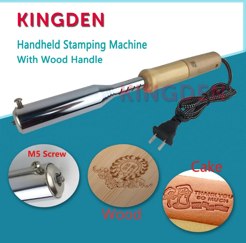 Электрический паяльник KINGDEN 150 200 300 Вт горячее тиснение кожаная печать логотип
