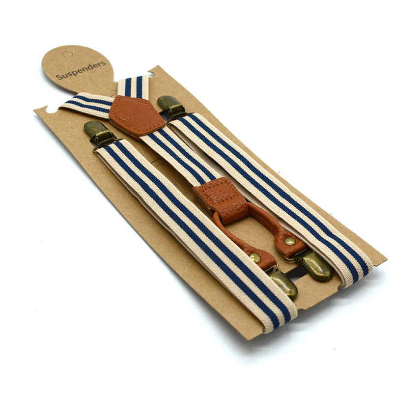 Взрослые мужские длинные четыре зажима ремень 2 5 см полосатые штаны плечевой