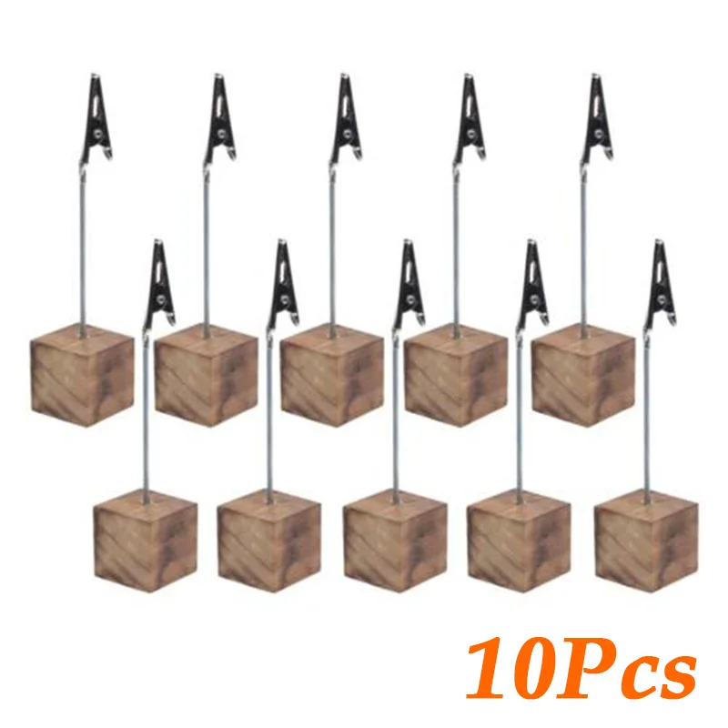 10 шт. куб проволока Место стол карта фотография Памятка Примечание фото номер