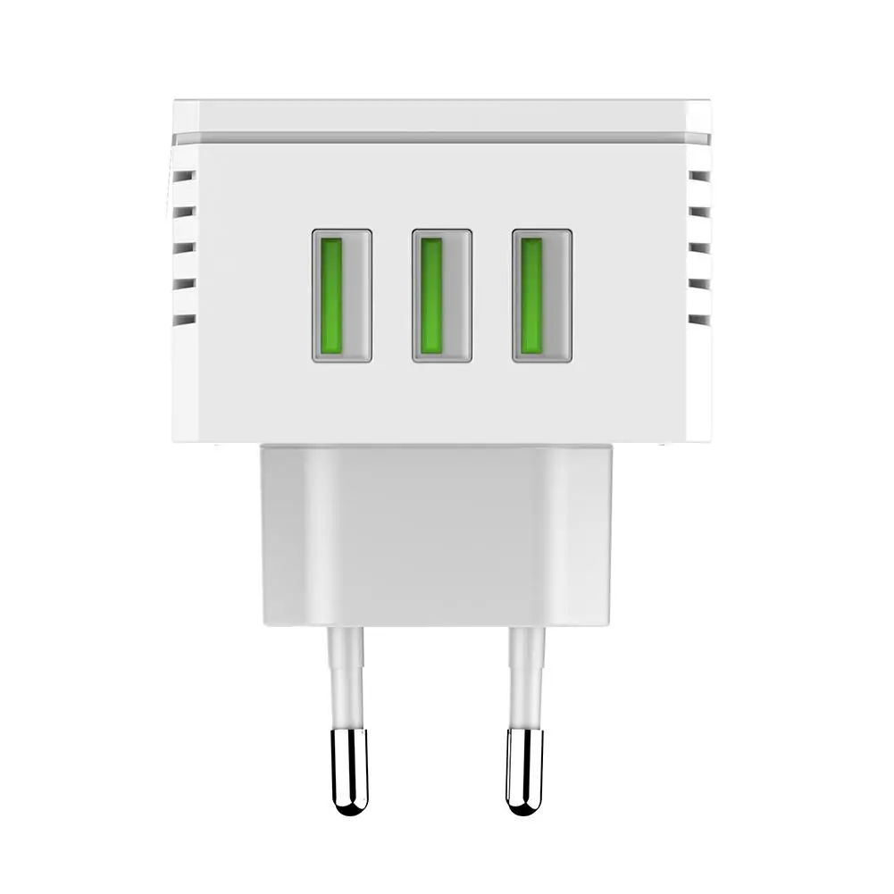 Многофункциональное зарядное устройство для путешествий портативное с 3 usb