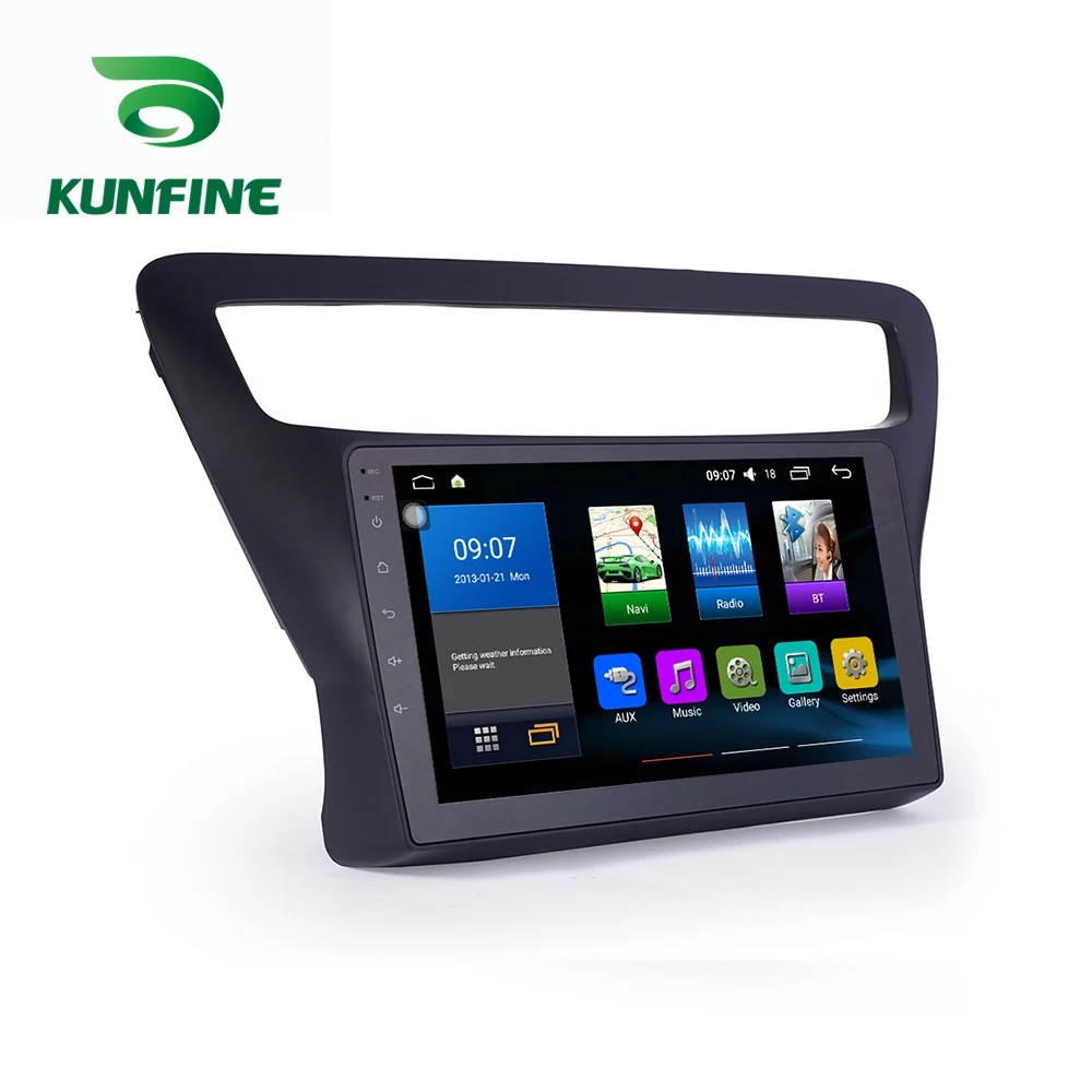 Восьмиядерный 1024*600 Android 8 1 автомобильный DVD GPS навигационный плеер Deckless стерео для