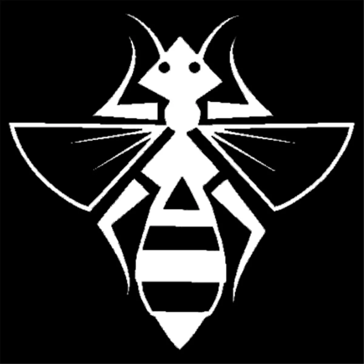 Funny Cartoon Bee Car Window Door Bumper Laptop Motorcycle Decal Vinyl Sticker | Автомобили и мотоциклы