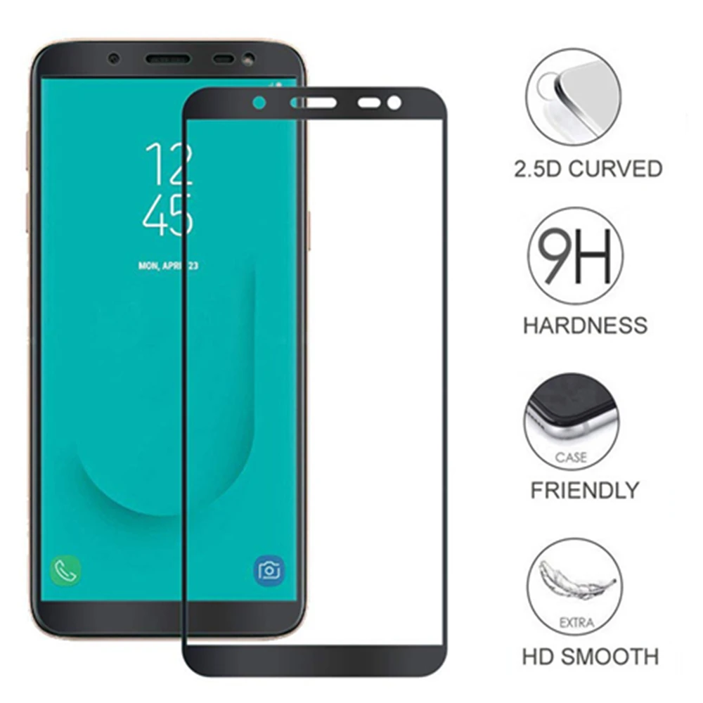 Стекло для Samsung J2 2018 Защитное стекло J3 J4 6 пленка J7 J8 защита экрана закаленное hd |
