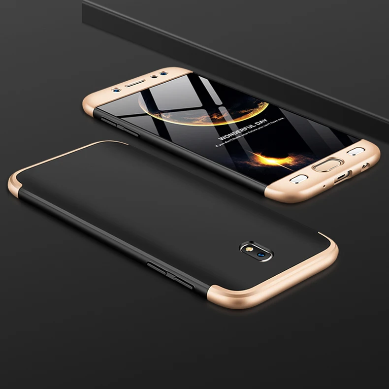 J330 J530 J730 360 градусов полное покрытие ударопрочный жесткий чехол для Samsung Galaxy J3 J5 J7