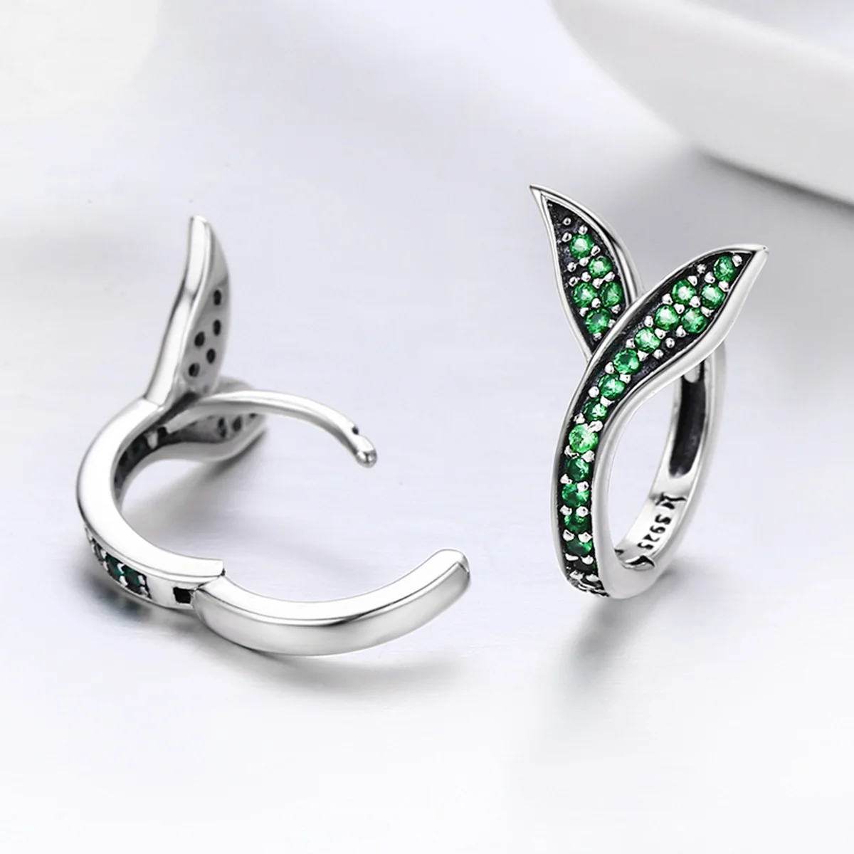 DALARAN 925 sterling silver eye-catching charm green grass cute wind campus light jewelry mature female earrings | Украшения и