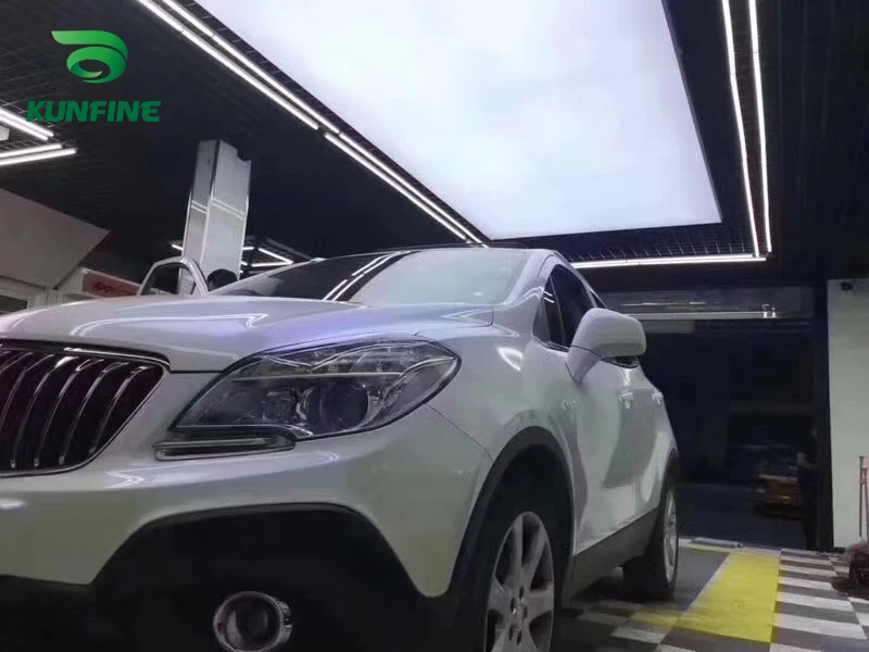 Автомобильный Стайлинг обёрточная бумага/матовая белая и синяя Автомобильная