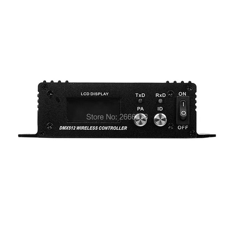Сценический светильник беспроводной DMX512 контроллер передатчик и приемник 2в1 ЖК