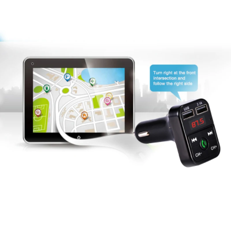 Беспроводной Bluetooth FM передатчик автомобильный комплект свободные руки MP3