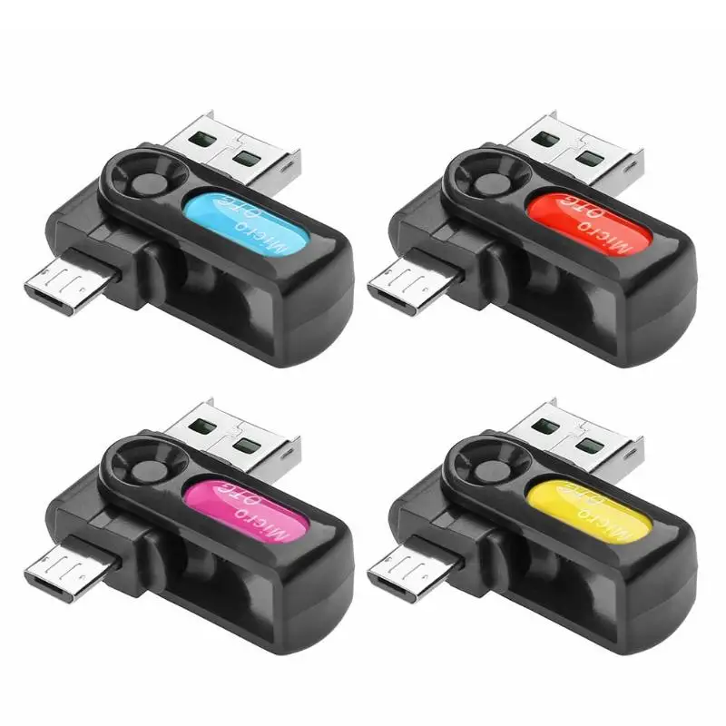 2 в 1 USB OTG кардридер Micro TF SD адаптер|Картридеры| |