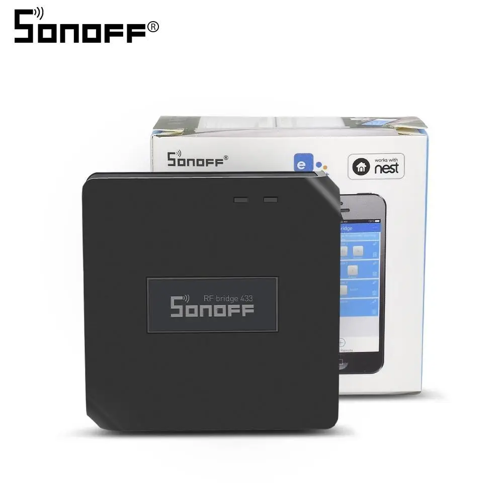 Sonoff RF мост 433 WiFi беспроводной умный дом пульт дистанционного управления МГц