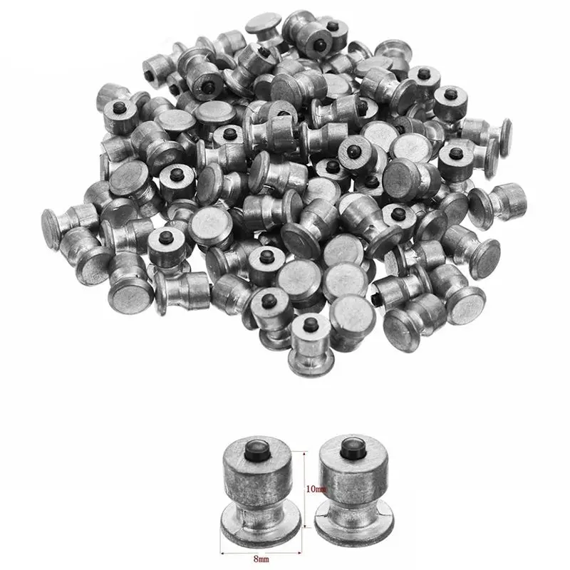 100 шт. зимние шины для колес автомобильные шипы снега цепи шпильки обуви Atv