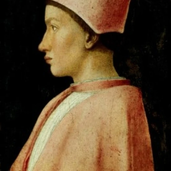 Портрет Francesco Gonzaga Andrea Mantegna (1431 1506/Italian) каподиммонте галерея Неаполь плакат печать
