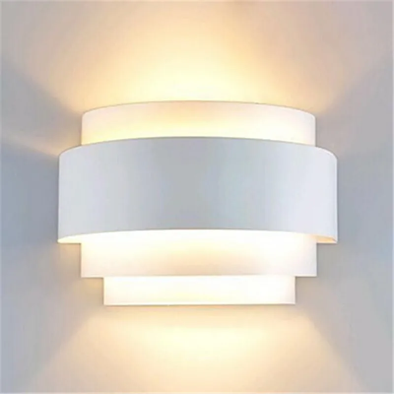 

Modern Wall Lamp LED White Wall Sconce Ambient Light Flush Mount wall Lights Lustres bathroom fixtures home lighting