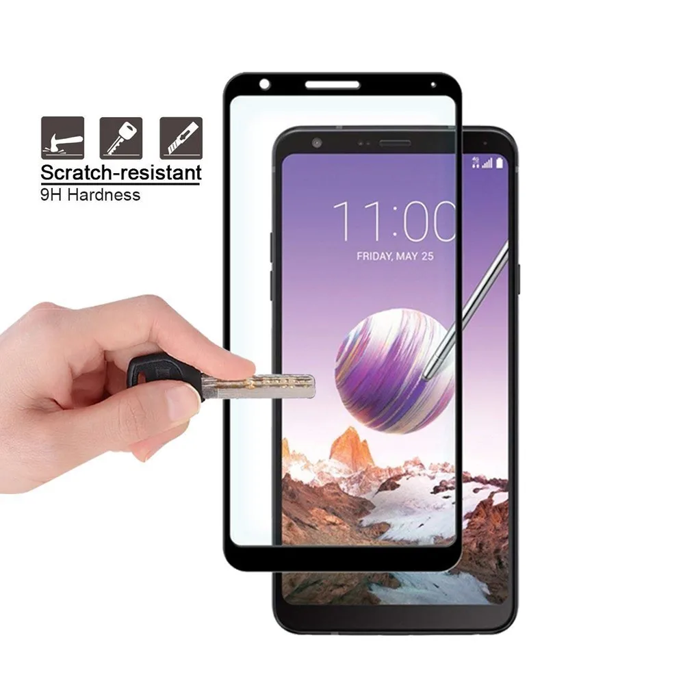 Защитное стекло закаленное 9H для LG Stylo 5/ Q 4 Q710MS /Q Stylus Защитная пленка ЖК экрана 0 3