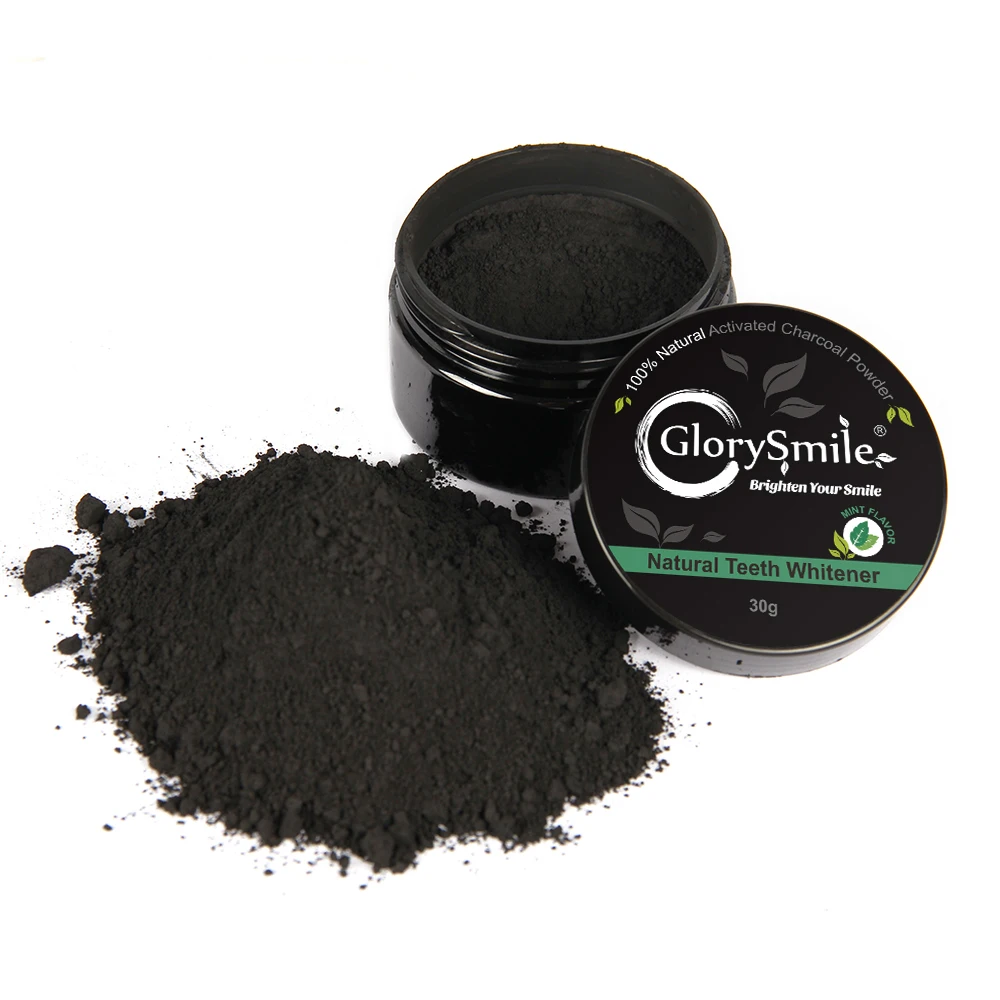 GlorySmile Charcoal Powder 100% Teeth Whitening Natural Organic Activated Coconut Oral Care 30g | Красота и здоровье