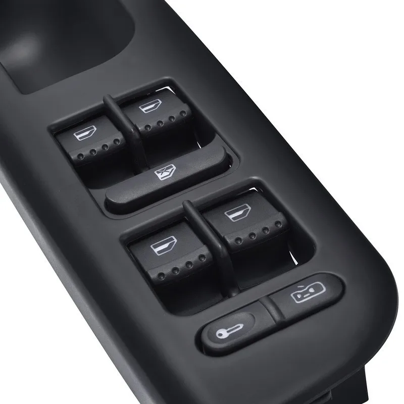 ESPEEDER Black ABS Car Front Left Master Electric Window Control Lifter Switch Button For Volkswagen Golf Interior Parts | Автомобили и