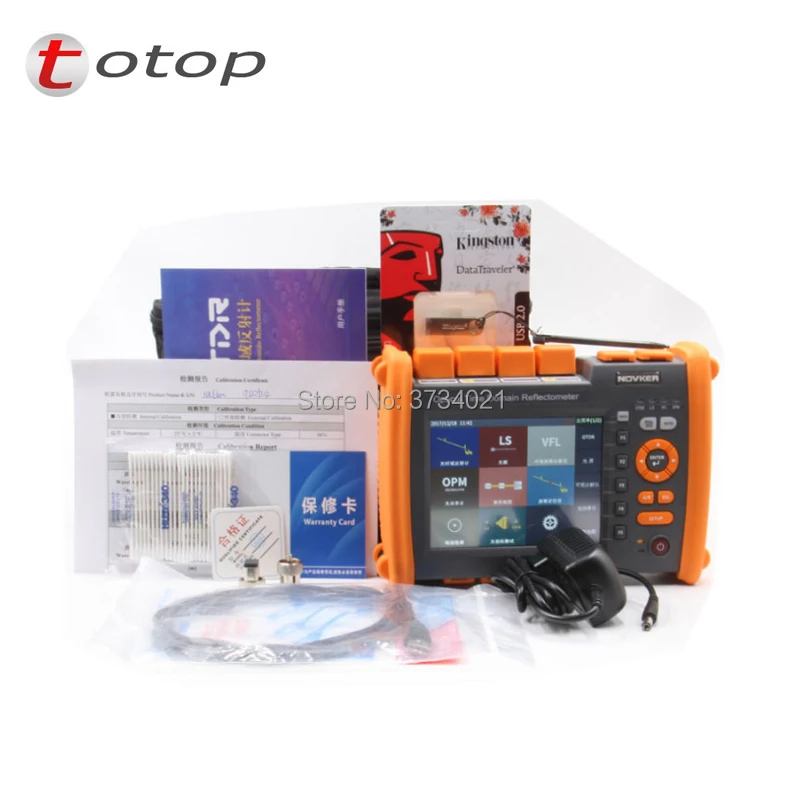 Одномодовый NK5600 OTDR 1310 1550nm 32/30dB с VFL OPM светильник источник Оптический измеритель