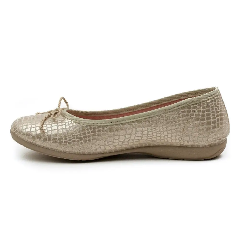 CABRERA WOMAN CANVAS DANCERS SHOE Женский Галстук плоская растительная кожа|Обувь без каблука| |