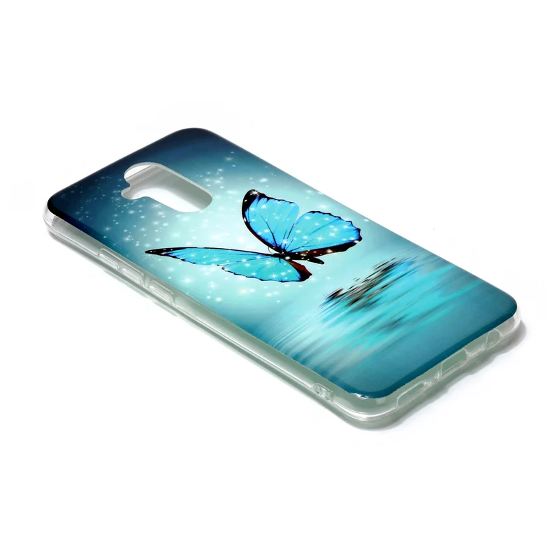 Чехол для Huawei Mate 20 Lite светящийся Мягкий силиконовый чехол из ТПУ задней панели
