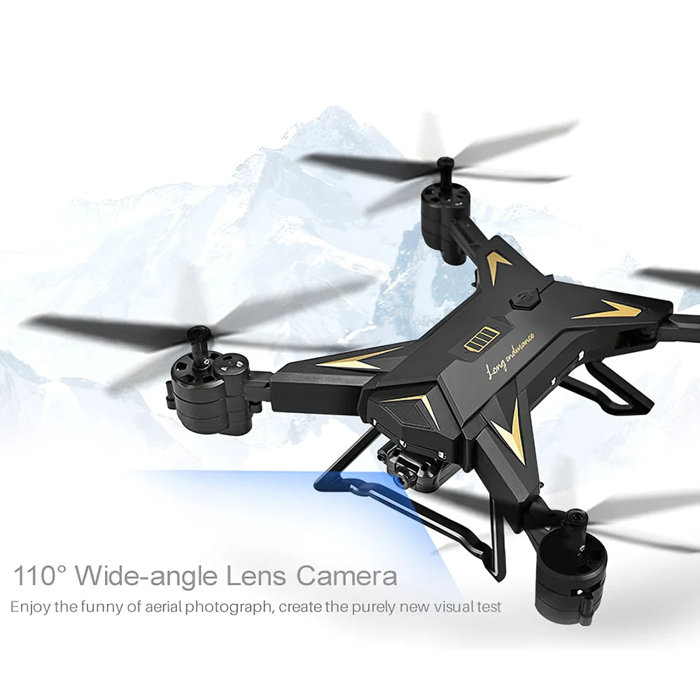 XIN KAI YANG RC Квадрокоптер KY601S складной Дрон с камерой 1080P Wifi FPV высоты удерживающий