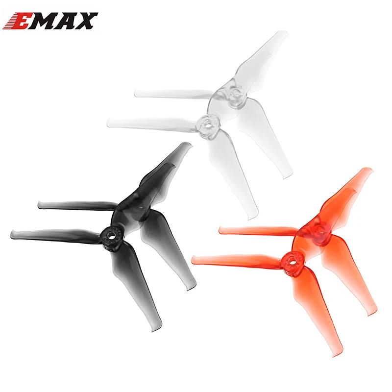 Новости 2 пары Emax AVAN Flow 5 дюймов 5x4 3x3 3 blade RC Дрон FPV гоночный Пропеллер для 2206 2207 2306