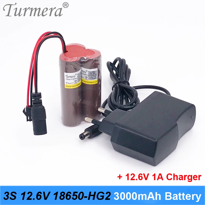 3s аккумулятор 18650 hg2 3000 мАч 10 8 В 12 6 в для отвертки инструменты батарея и налобный
