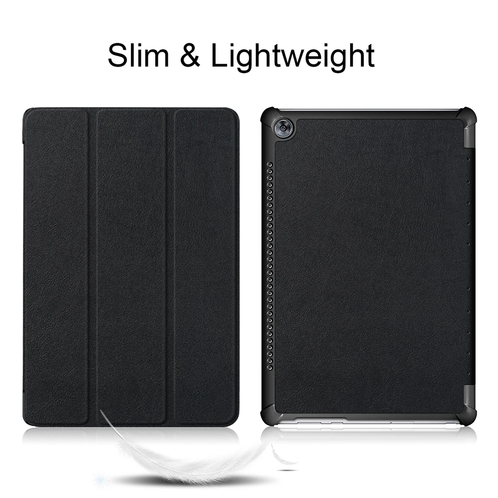 Ultra Slim Case For Huawei MediaPad M5 lite 10 BAH2-W19/L09/W09 10.1&quotTablet PC stand cover for huawei mediapad case | Компьютеры и