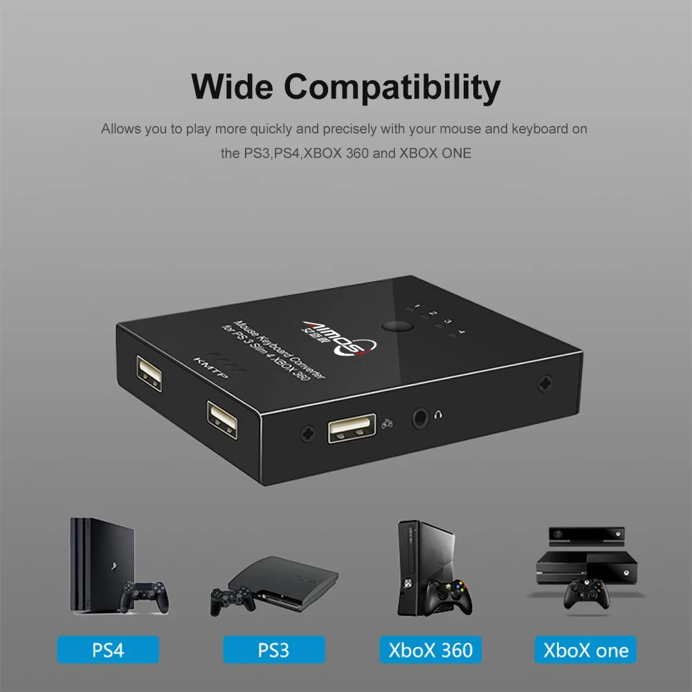 Конвертер клавиатуры мыши USB станция для PS3/PS4/XBOX 360/XBOX ONE смартфонов IOS/ Android с