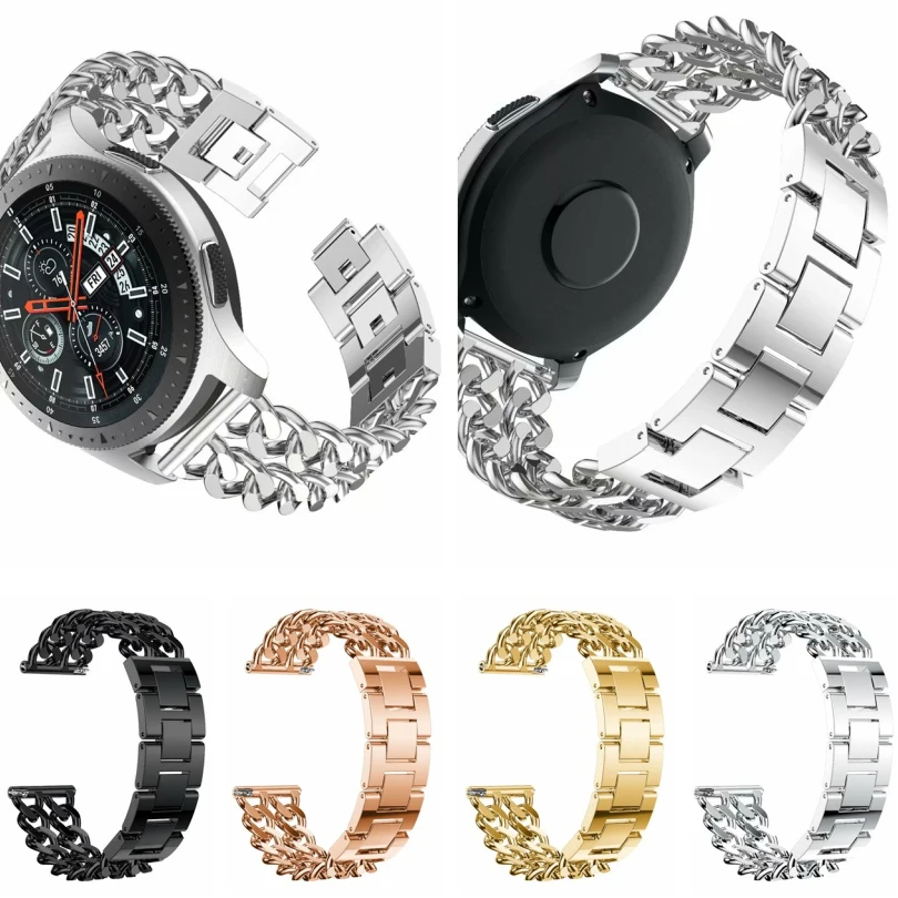 Роскошный ремешок 46 мм для часов Samsung Galaxy Watch SM-R800 сменный из нержавеющей стали